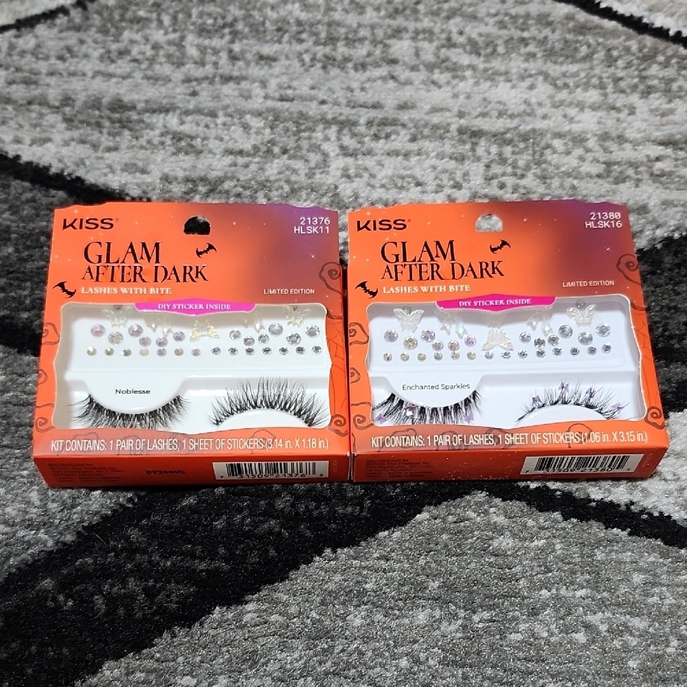 KISS GLAM AFTER DARK LIMITED EDITION EMBELLISHED EYELASHES GEM STICKERS
